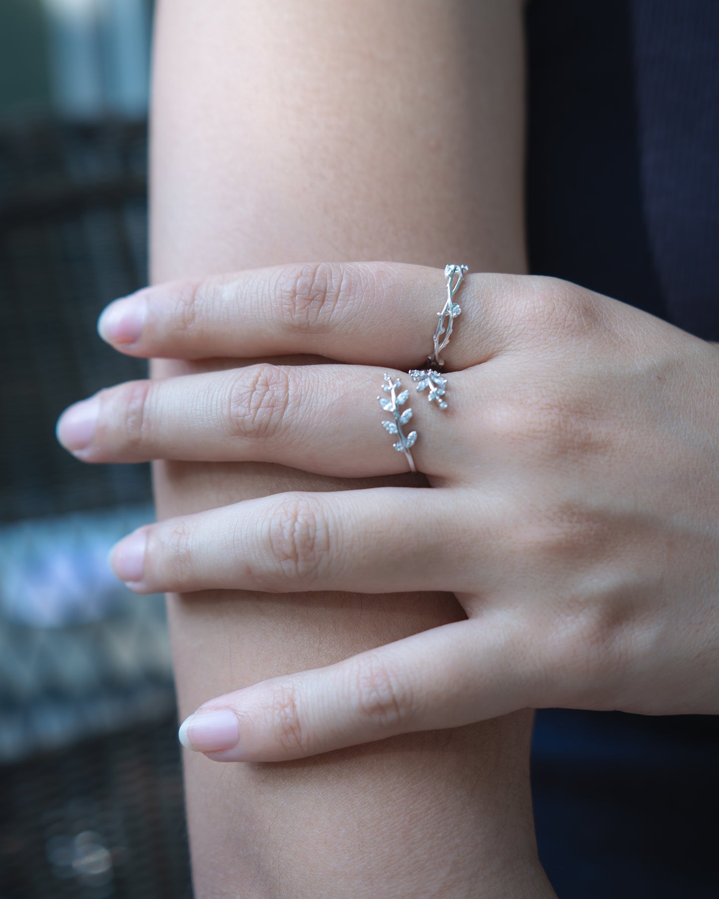 Silver Thorns Ring