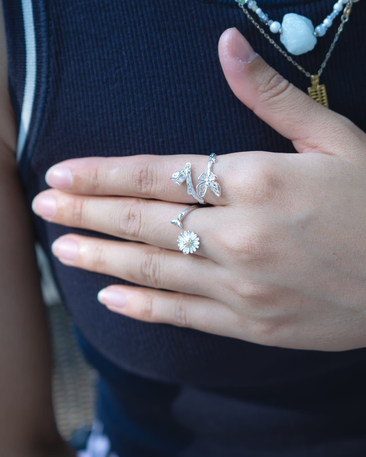 Sunflower Open Ring