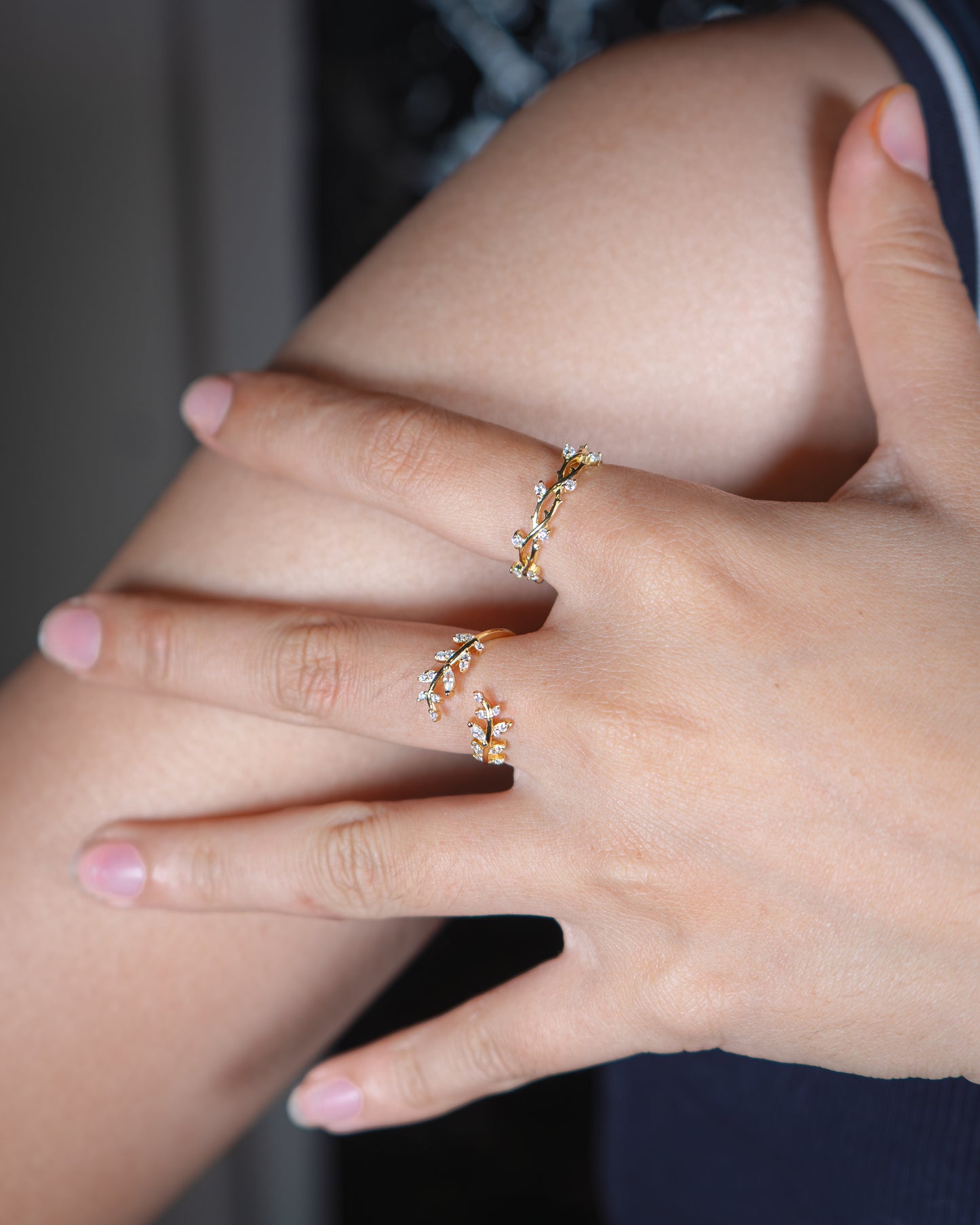 Gold Thorns Ring