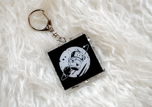 Robotea Original Art acrylic charm