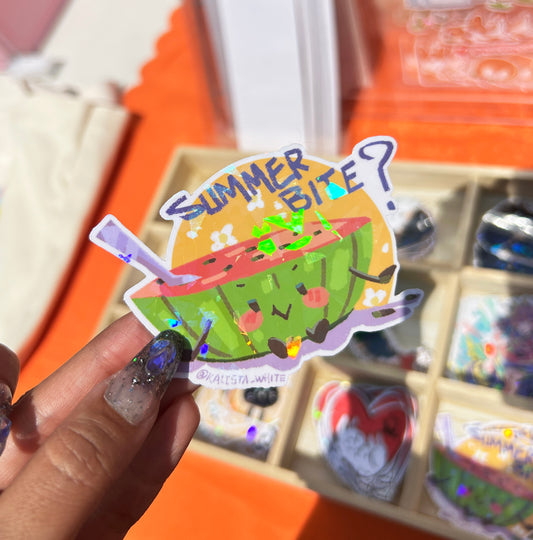 Summer watermelon sticker