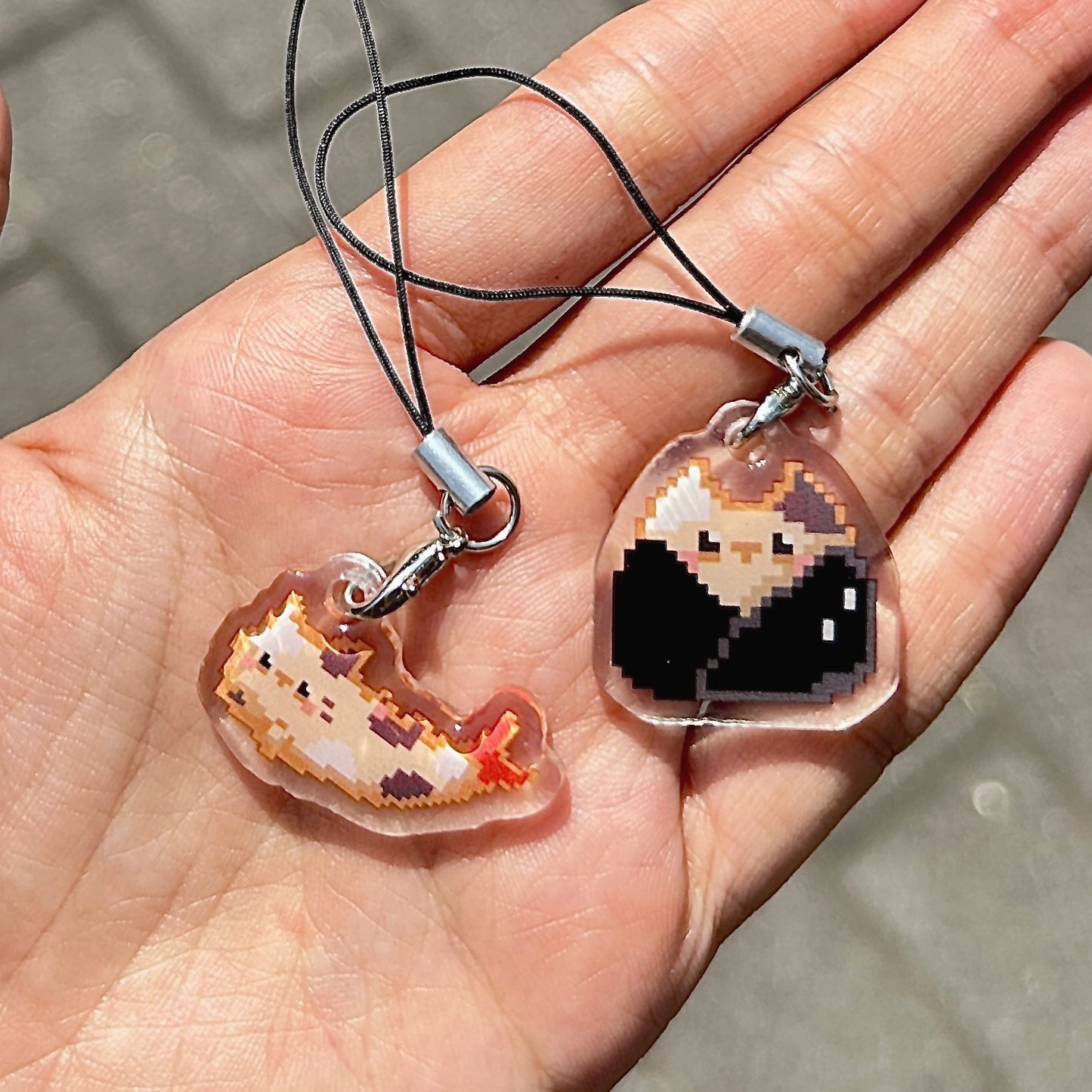 Catgiri and Campura Mini Charms